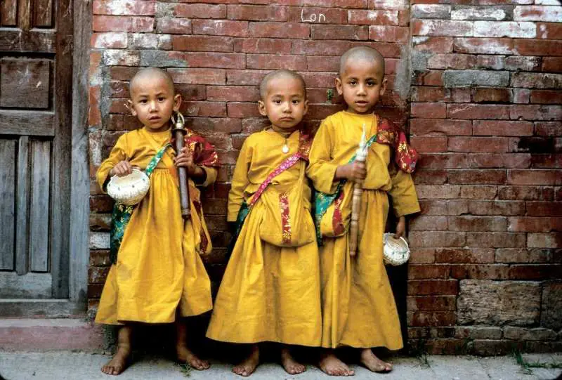 Best time to visit Nepal children Buddhist