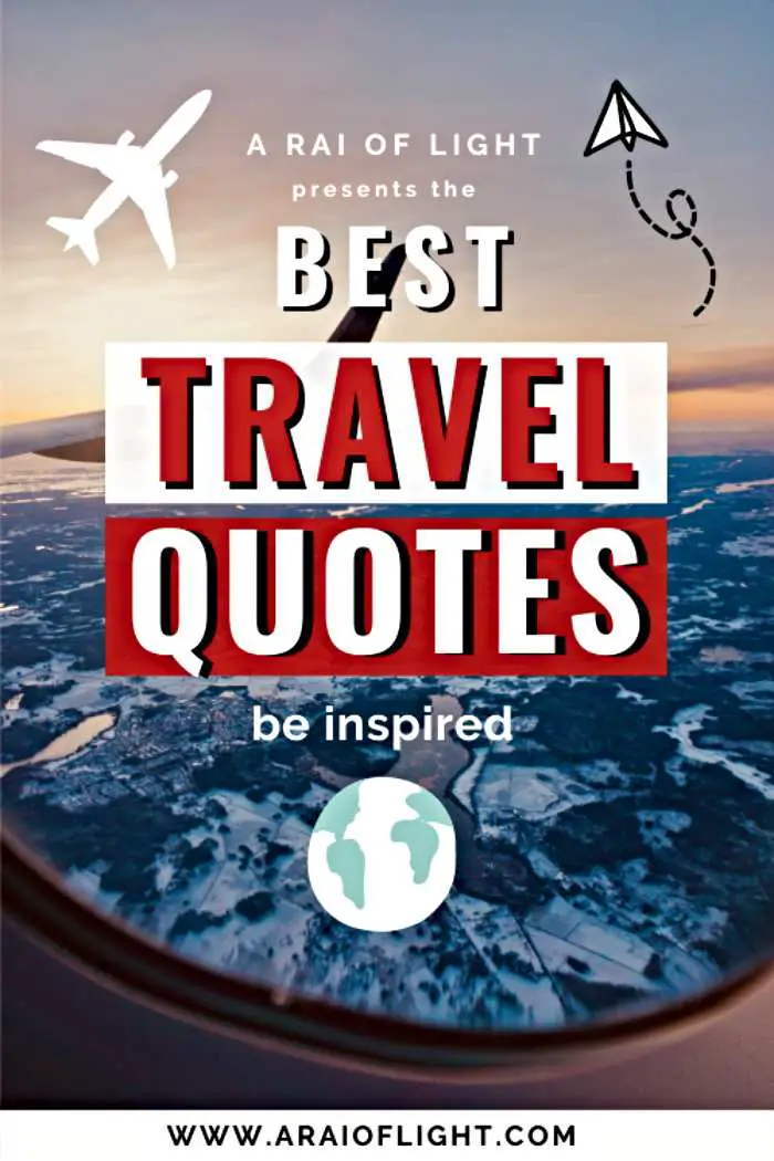 100 Short Travel Quotes That Are BIG On Inspiration ARAIOFLIGHT