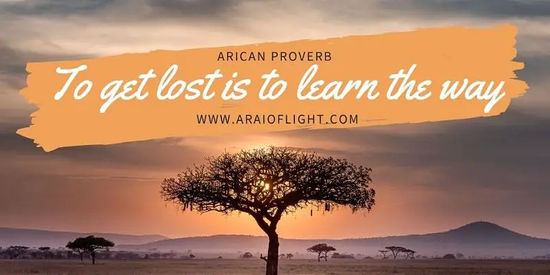 African Proverb about life