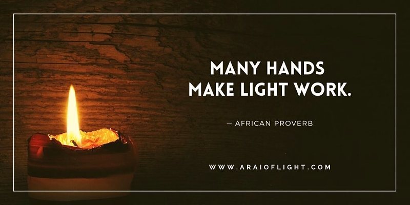 African Proverbs family light