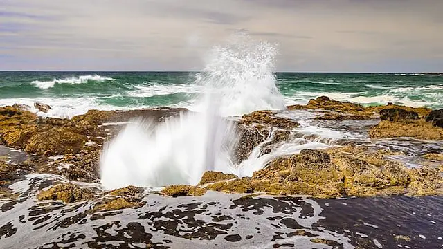 Thor’s Well Cape Perpetua United States road trip portland to sf